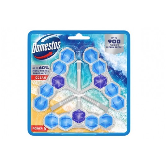 Zawieszka wc kulki DOMESTOS Power5 3x50g Ocean -zdjęcie numer 1