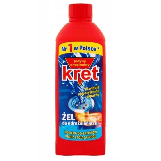 Żel do udrażniania rur KRET 500G /12 -zdjęcie numer 1