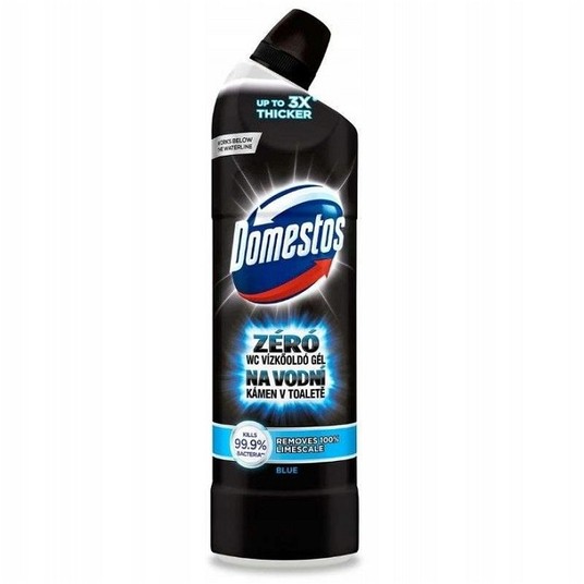 Żel do wc DOMESTOS zero kamienia 750ml CZARNY/12 -zdjęcie numer 1