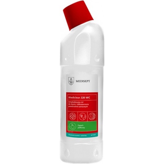 Żel do wc MEDICLEAN 320 WC 750ml P -zdjęcie numer 1