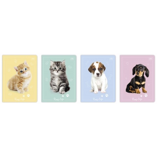 Zeszyt A5 32k # Puppy Sign Interdruk -zdjęcie numer 1
