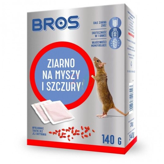 Ziarno na myszy i szczury 140G BROS -zdjęcie numer 1