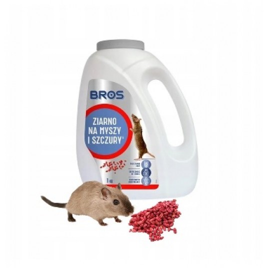 Ziarno na myszy i szczury 1kg BROS -zdjęcie numer 1