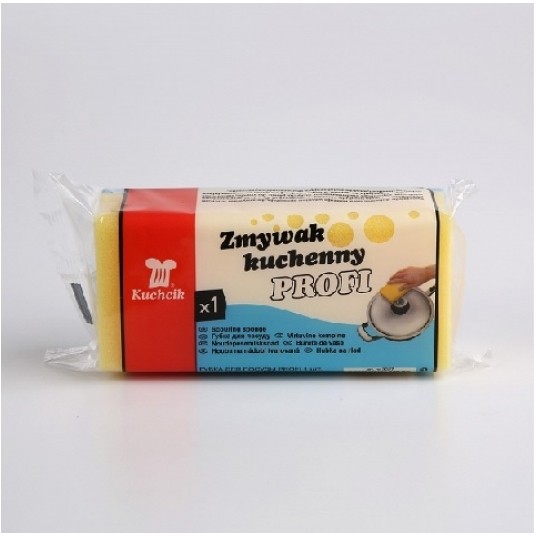 Zmywak kuchenny KUCHCIK PROFI niebieska fibra 1szt -zdjęcie numer 1