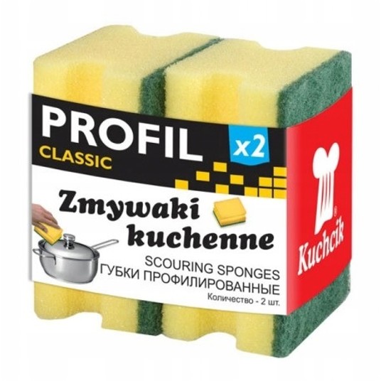 Zmywak kuchenny KUCHCIK PROFIL CLASSIC 2szt -zdjęcie numer 1