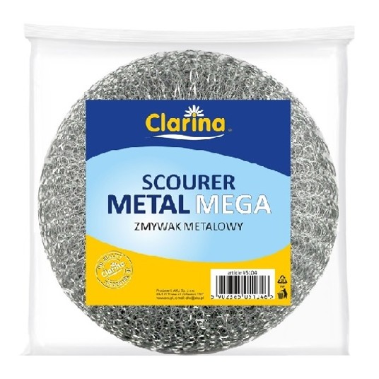 Zmywak metalowy CLARINA MEGA 90g 1szt /100 -zdjęcie numer 1