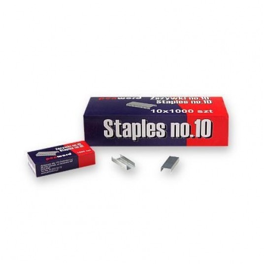 Zszywki no.10 srebrne Staples Gand 1000szt -zdjęcie numer 1