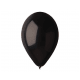 Balony pastelowe Gemar 26cm CZARNE 100szt -zdjęcie numer 1