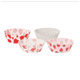Foremki do pieczenia fi 5cm MIX RÓŻOWE 60szt -zdjęcie numer 1