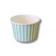 Miseczka papierowa lody 200ml PASKI 50szt /20 -zdjęcie numer 1
