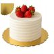 Podkład tort ZŁOTY krążek 28cm KARB 2400g 1szt /50 -zdjęcie numer 3