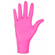 Rękawice nitrylex MAGENTA bezpudr 100szt M -zdjęcie numer 3