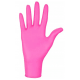 Rękawice nitrylex MAGENTA bezpudr 100szt S -zdjęcie numer 3