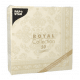 Serwetka ROYAL 40x40 Arabesque SZAMPAN 50szt /5 -zdjęcie numer 1