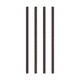 Słomka PP 7x220mm CZARNA 500szt /4 -zdjęcie numer 1