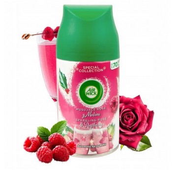 AIRWICK odświeżacz pow 250ml zapas Róża Malina