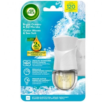 AIRWICK odświeżacz urządzenie +19ml Bryza i Sól