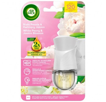 AIRWICK odświeżacz urządzenie +19ml Peonia Jaśmin