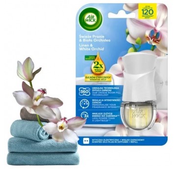 AIRWICK odświeżacz urządzenie +19ml Świeże Pranie
