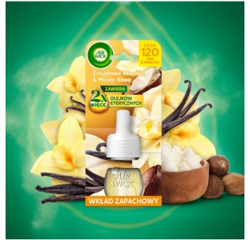 AIRWICK odświeżacz ZAPAS kontakt 19ml Wanilia Shea