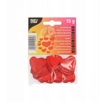 Art dekoracyjne drewniane serca HEARTS 15g