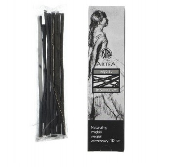 ASTRA węgiel rysunkowy 10szt 3-6mm