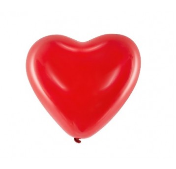 Balon serca czerwone 100szt