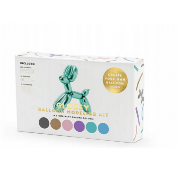 Balony do modelowania 130cm + pompka GLOSSY 30szt