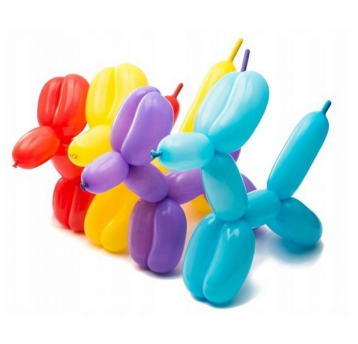 Balony do modelowania 140cm PAPSTAR mix KOLO 50szt