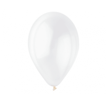Balony lateksowe Gemar 26cm TRANSPARENTNE 100szt