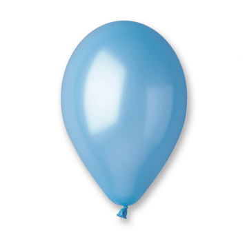 Balony metaliczne Gemar 26cm BŁĘKIT 100szt
