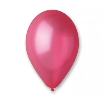 Balony metaliczne Gemar 26cm CZERWONY 100szt