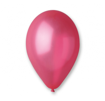 Balony metaliczne Gemar 26cm CZERWONY 100szt