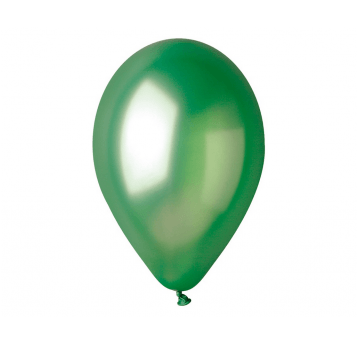 Balony metaliczne Gemar 26cm ZIELONY 100szt