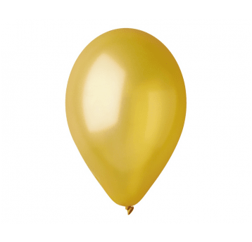 Balony metaliczne Gemar 26cm ZŁOTY 100szt