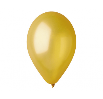 Balony metaliczne Gemar 26cm ZŁOTY 100szt