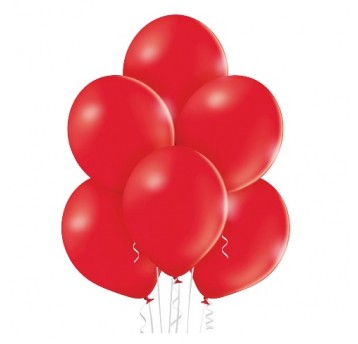 Balony pastelowe Gemar 26cm CZERWONE 100szt