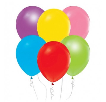 Balony pastelowe Gemar 26cm MIX KOLORÓW 100szt