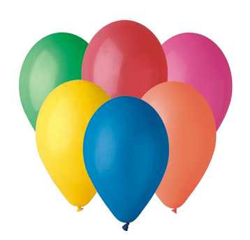 Balony pastelowe Gemar 26cm MIX KOLORÓW 100szt