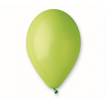 Balony pastelowe Gemar 26cm PISTACJOWY 100szt