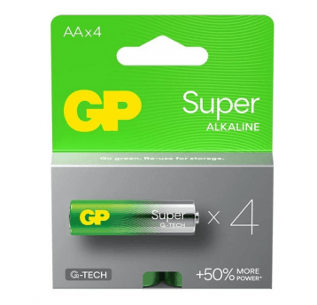 Bateria alkaliczna GP AA LR6 SUPER 4szt