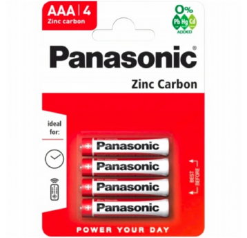 Bateria PANASONIC AAA R3 4szt /12