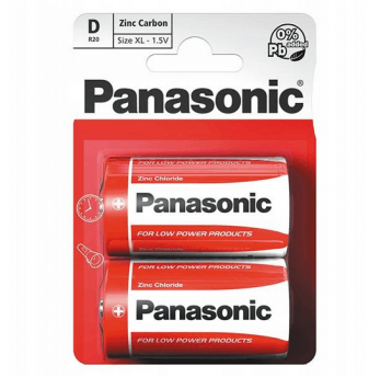 Bateria PANASONIC R20 1,5V 2szt /12
