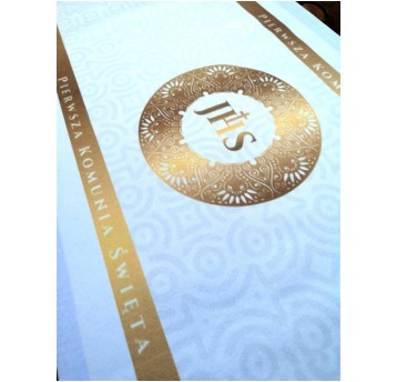 BIEŻNIK KOMUNIJNY z flizeliny 35CM / 5M