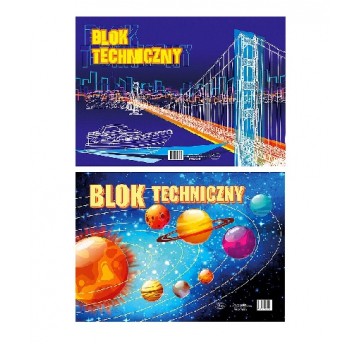 Blok techniczny A3 BIAŁY Protos