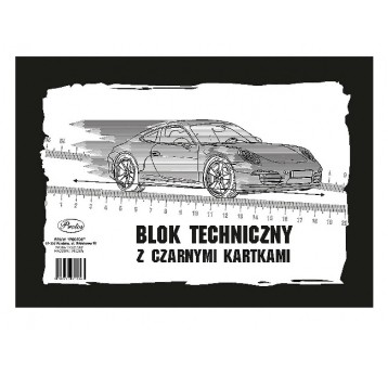 Blok techniczny A4 CZARNY Protos