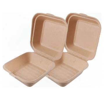 Burger Box trzcina 15x15x4/8cm GUILLIN 50szt /10