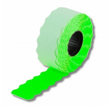 Ceny do metkowni Falis 26x12 ZIELONA 5szt 1-rzęd