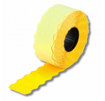 Ceny do metkowni Falis 26x12 ŻÓŁTA 5szt 1-rzęd /20