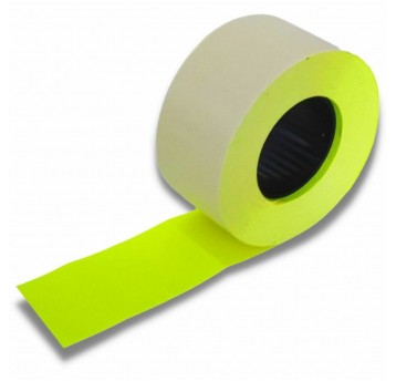 Ceny do metkownic Prosta 26x16 ŻÓŁTA 5szt 2-rzęd